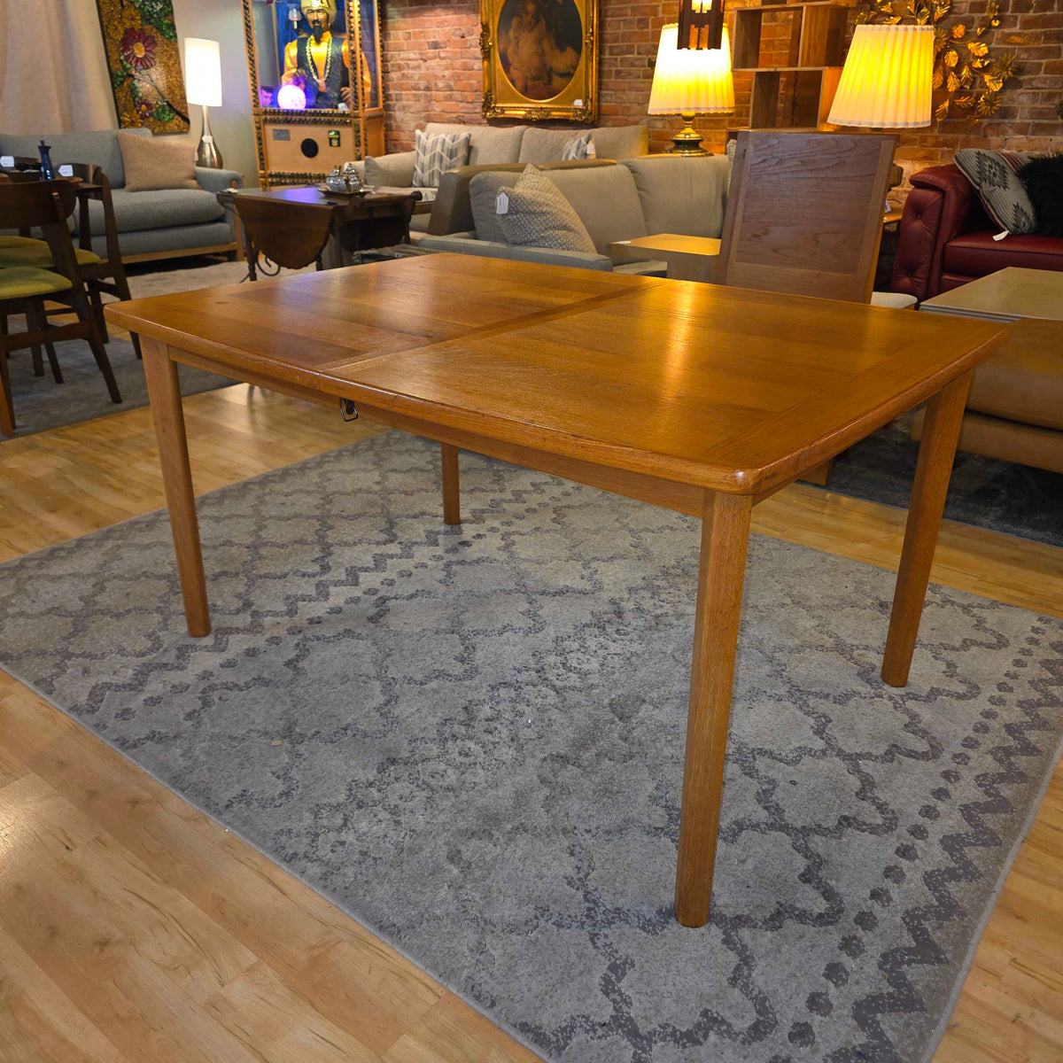 Teak Expanding Dining Table
