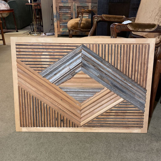 Geometric Wood Wall Sculpture ART