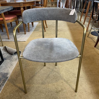 West Elm Lenox Grey Seat Dining Chair SET of 6