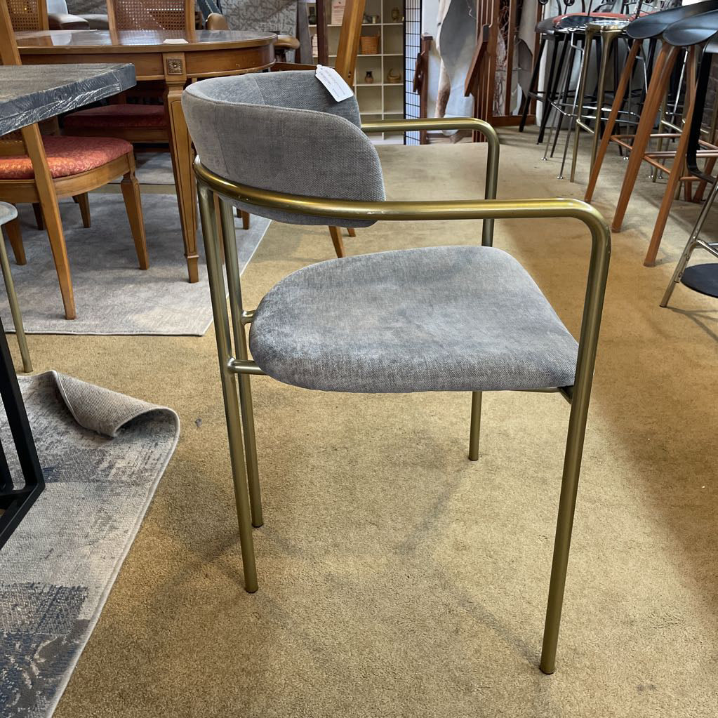 West Elm Lenox Grey Seat Dining Chair SET of 6