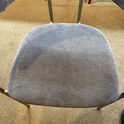 West Elm Lenox Grey Seat Dining Chair SET of 6