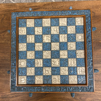 Aztecs vs Conquistadors Chess/Checker SET