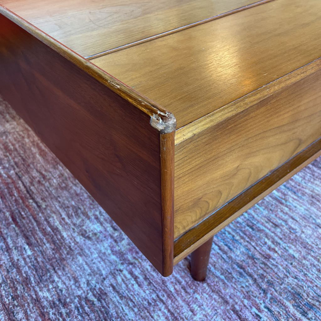 MCM Wood and Marble Lift Top Coffee Table C COFFEE TABLES