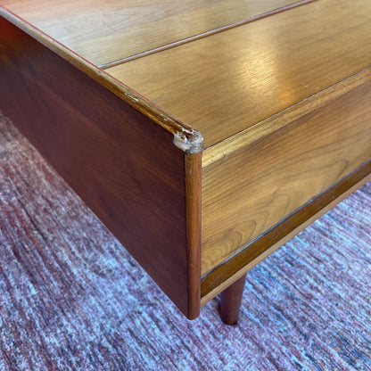 MCM Wood and Marble Lift Top Coffee Table C COFFEE TABLES