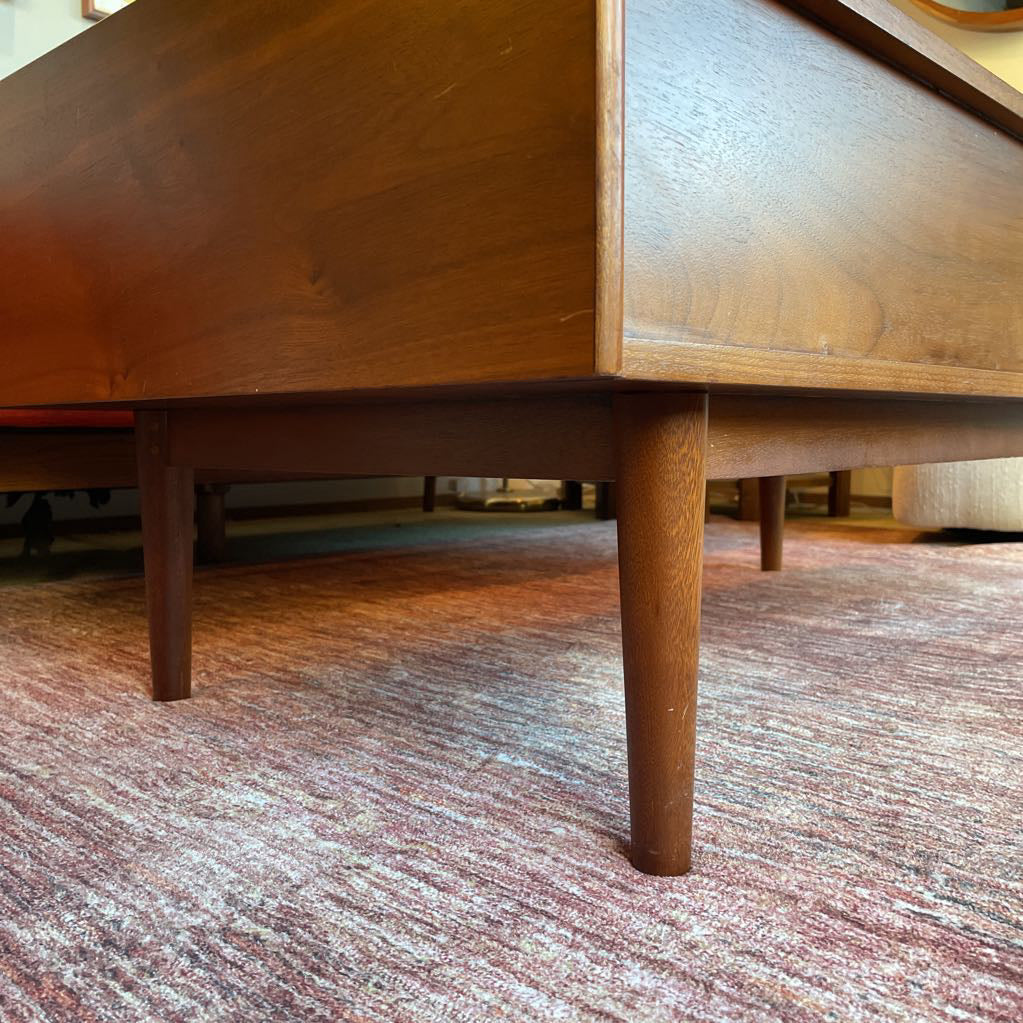 MCM Wood and Marble Lift Top Coffee Table C COFFEE TABLES