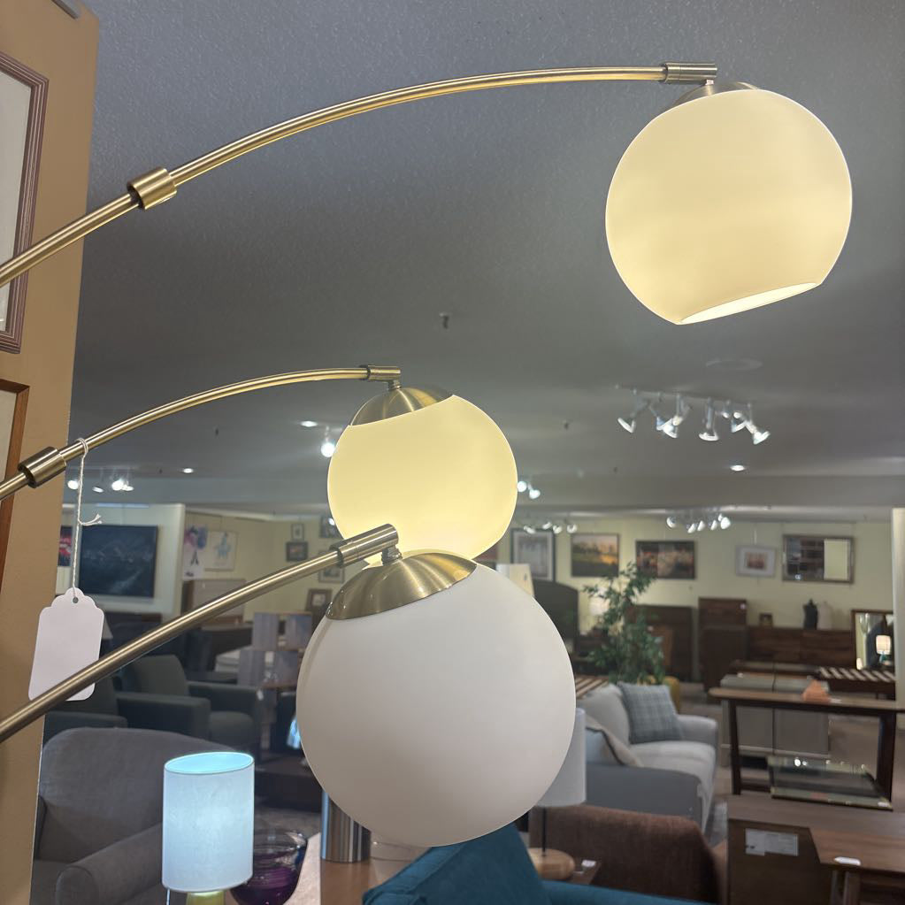 3 Arm Marble Base Floor Lamp