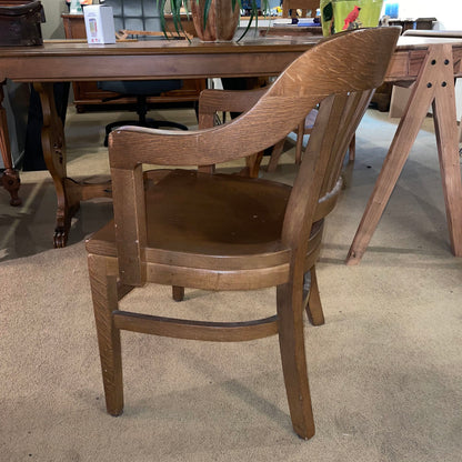Vintage W.H Gunlocke Courthouse Chair