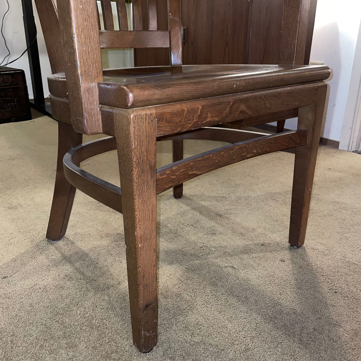 Vintage W.H Gunlocke Courthouse Chair