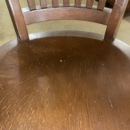 Vintage W.H Gunlocke Courthouse Chair