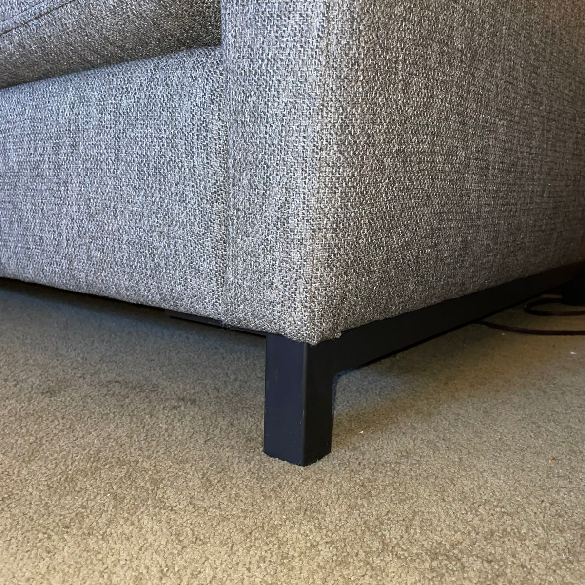 Room & Board Grey Fabric Sofa U SOFAS