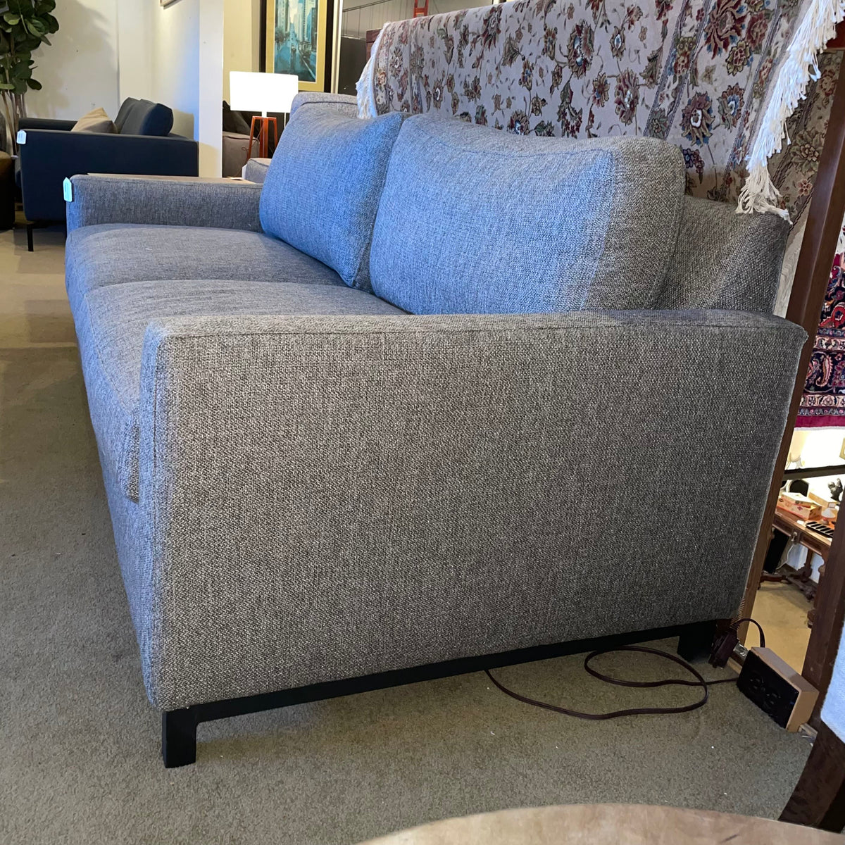 Room & Board Grey Fabric Sofa U SOFAS