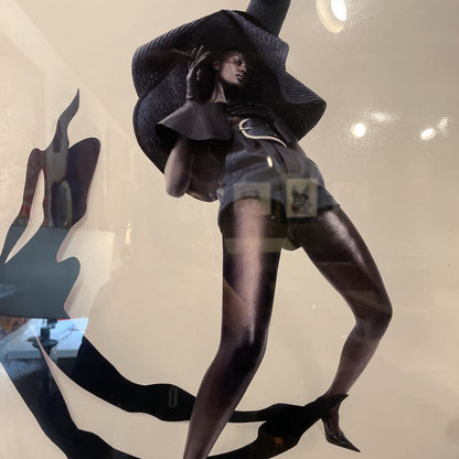 Tom Walker Paper Cutout Art Photo: Model with "Shadow"