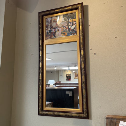 Rectangular Mirror with Marquetry