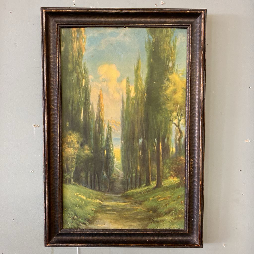 Vintage Tall Trees Art