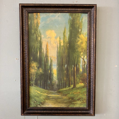 Vintage Tall Trees Art