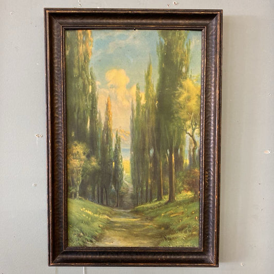 Vintage Tall Trees Art