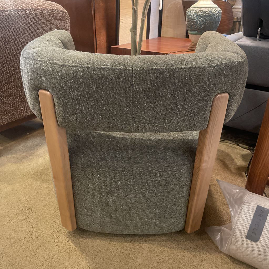 Bermejo Forest Green Accent Chair