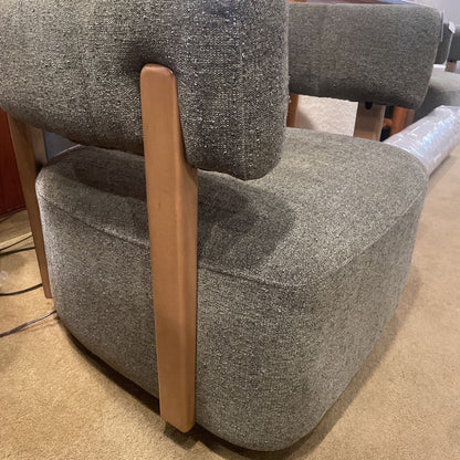 Bermejo Forest Green Accent Chair