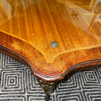 Ornate Coffee Table w/ Inlay