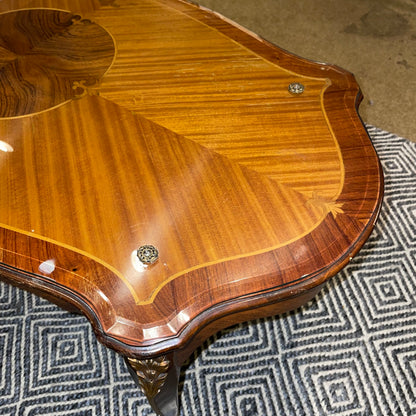 Ornate Coffee Table w/ Inlay