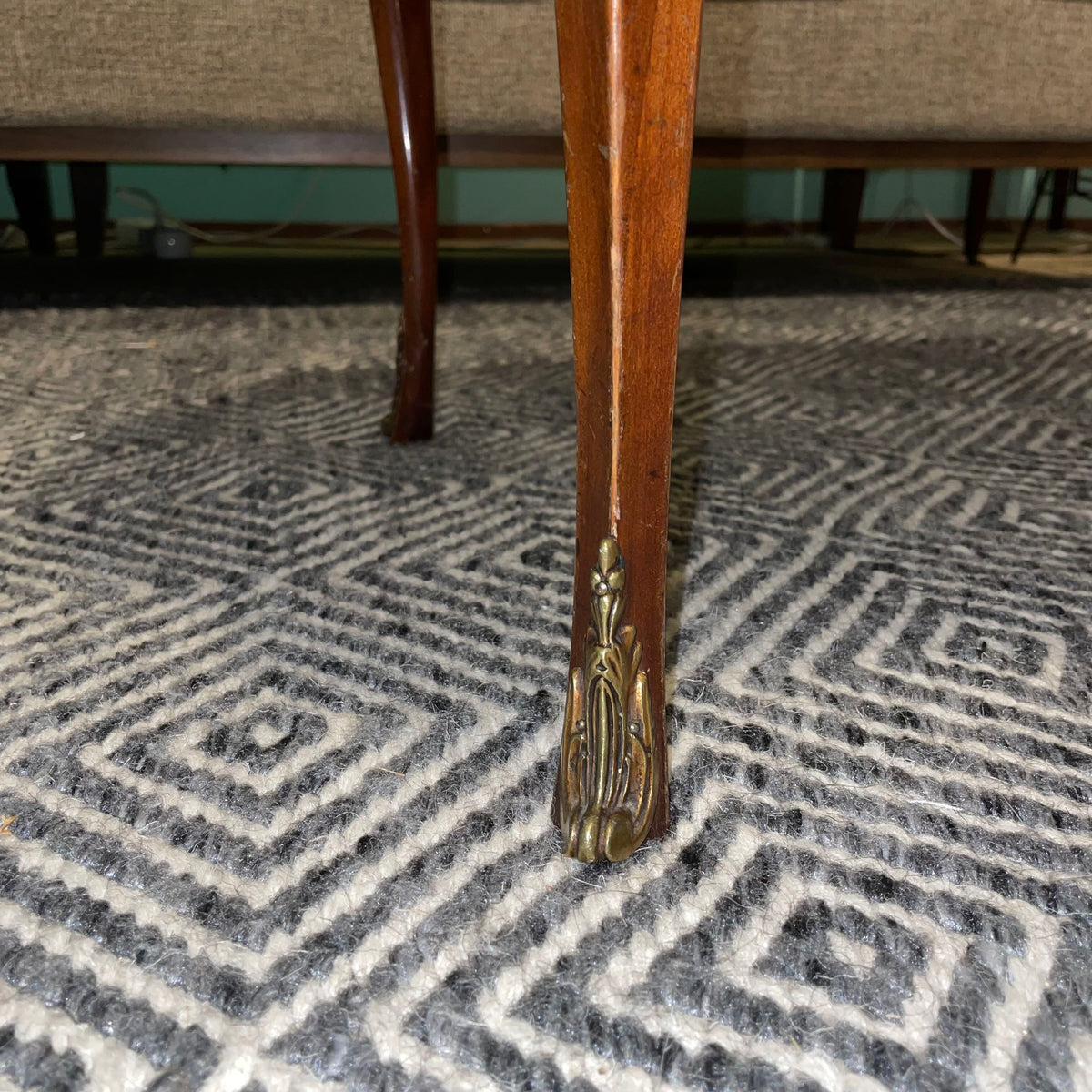 Ornate Coffee Table w/ Inlay