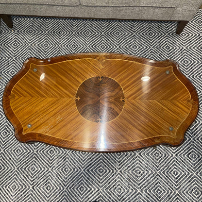 Ornate Coffee Table w/ Inlay