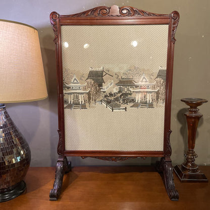 Stitched Village on Stand