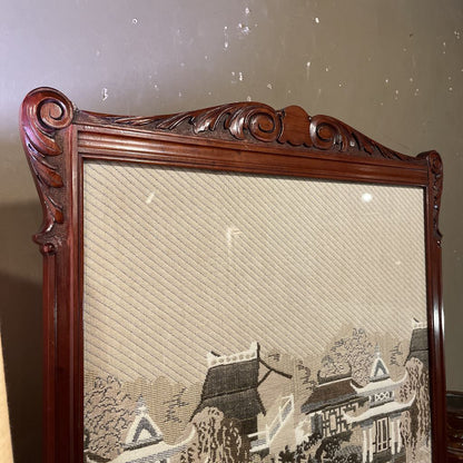 Stitched Village on Stand