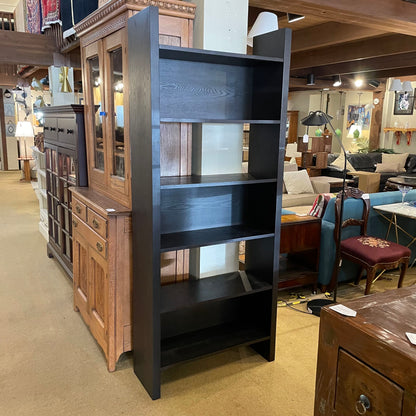 Dark Wood 5 Tier Bookshelf - As Is C BOOKSHELVES