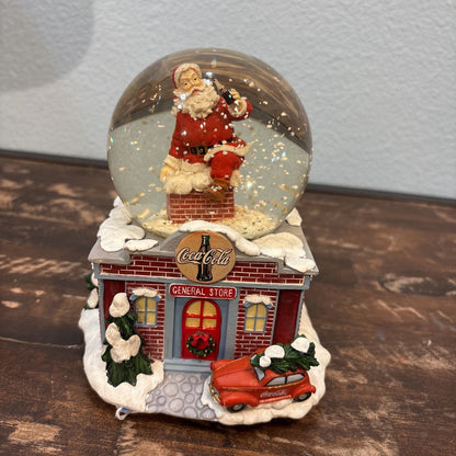 Coca-Cola Santa Snow Globe