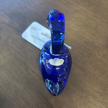 Cobalt Blue Glass Swan