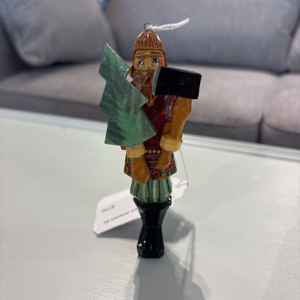 Russian Lumberjack Ornament