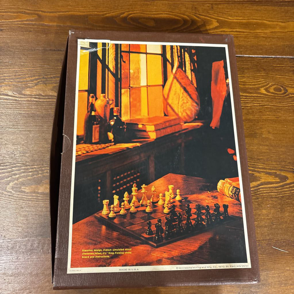 Vintage 1970's Chess Set (COMPLETE)