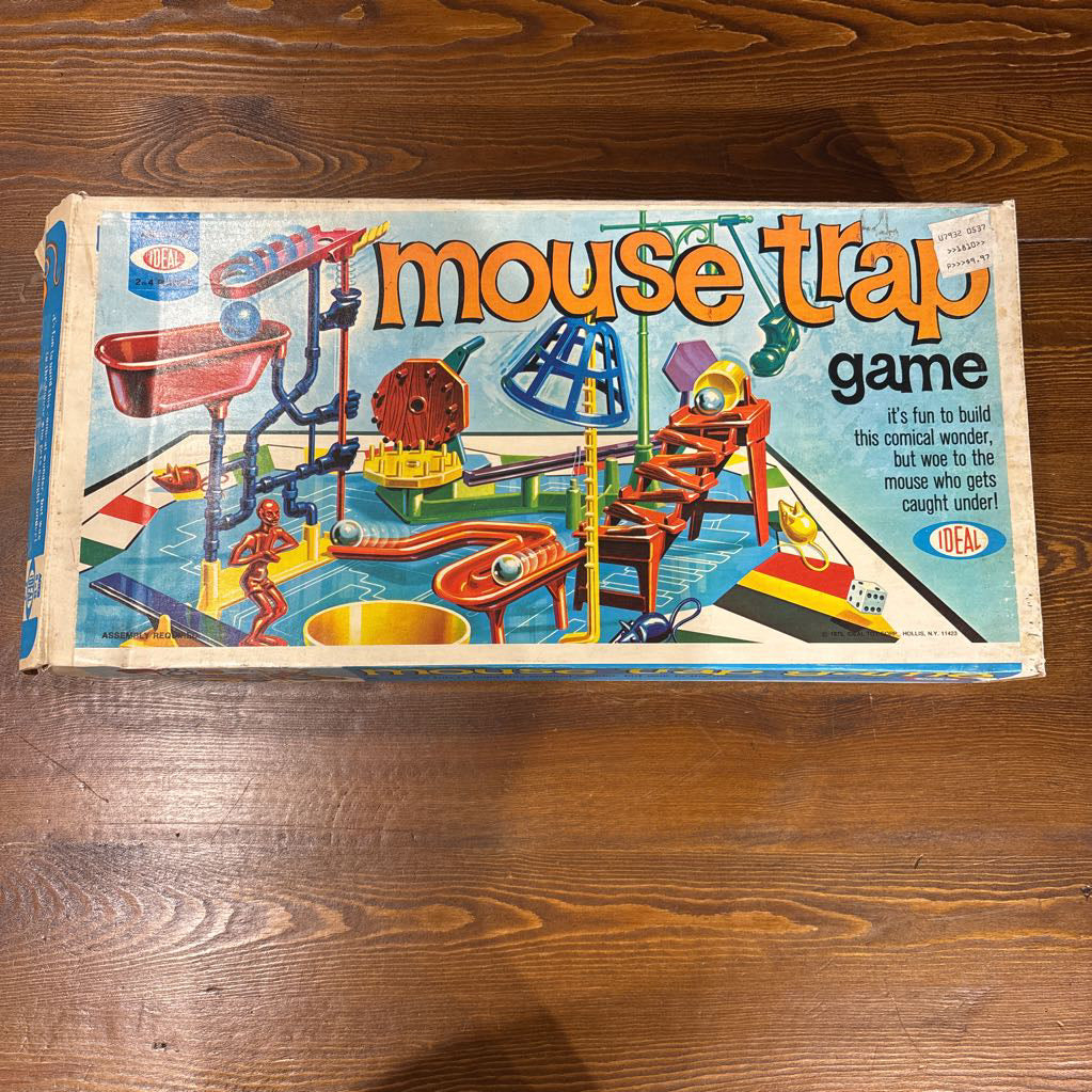 Vintage 1970's Mouse Trap Game