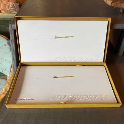Vintage 1960's Boeing SST Promotional Materials in Box