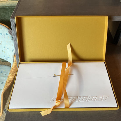 Vintage 1960's Boeing SST Promotional Materials in Box