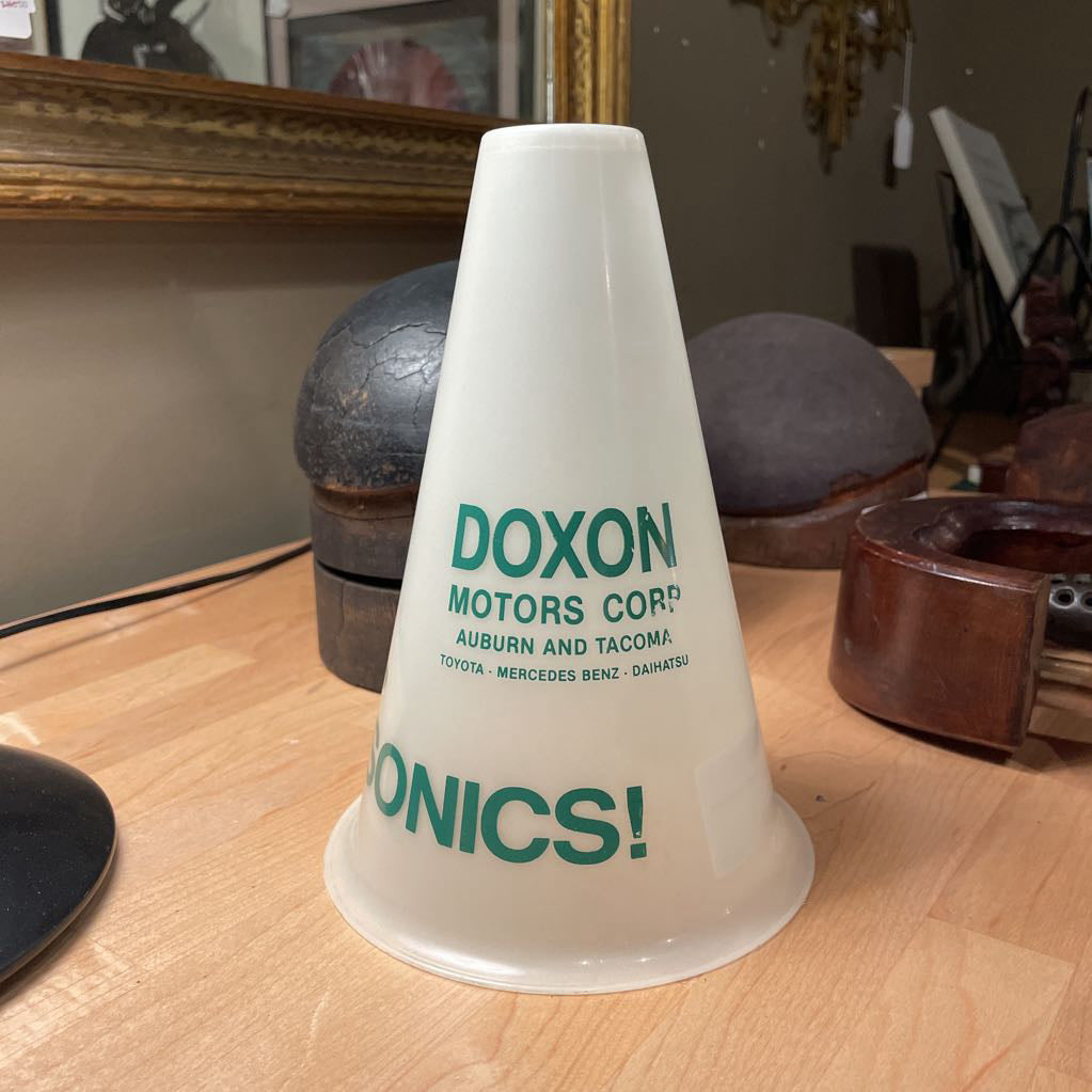 Vintage Sonics Plastic Megaphone Souvenir