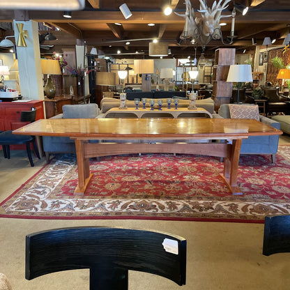PA Cherry & Corillian Birch Burled Wood Conference Table