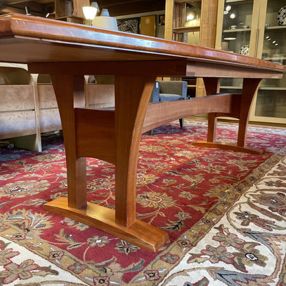 PA Cherry & Corillian Birch Burled Wood Conference Table