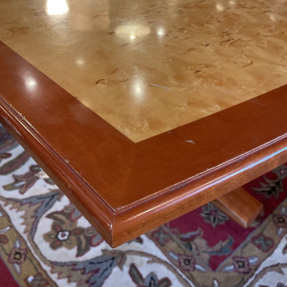 PA Cherry & Corillian Birch Burled Wood Conference Table