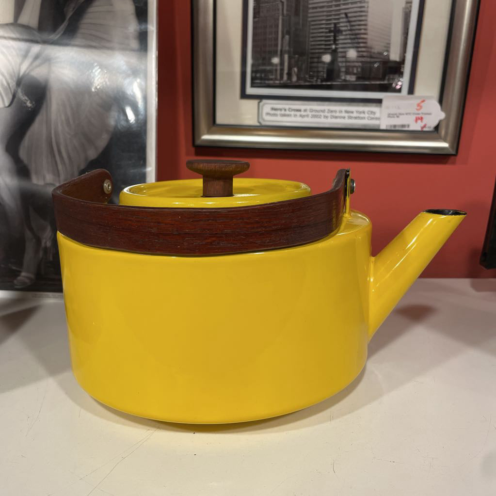 Copco Yellow Enamel Tea Kettle