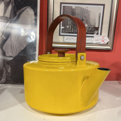 Copco Yellow Enamel Tea Kettle