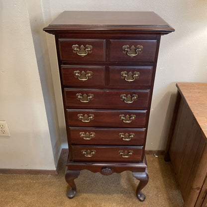 Mahogany Finish Small Lingerie Chest