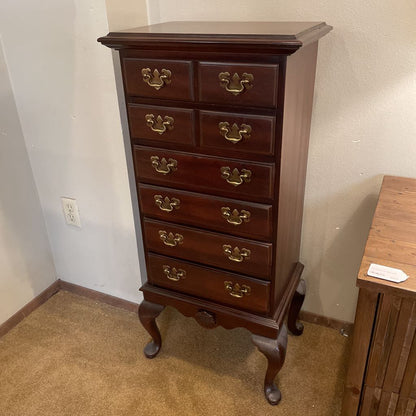 Mahogany Finish Small Lingerie Chest