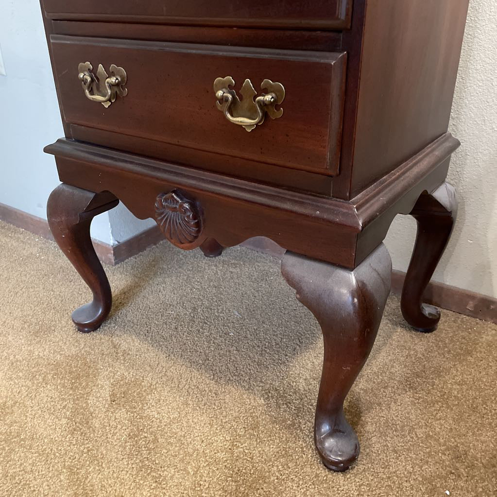 Mahogany Finish Small Lingerie Chest
