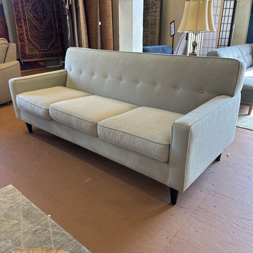 Cream MC Style Button Back Sofa U SOFAS