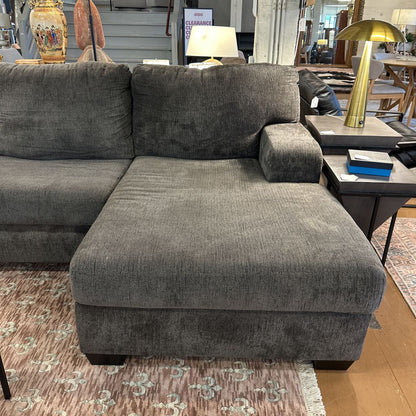 Cozy Charcoal 3 Piece U-Shaped Sectional U SECTIONALS RAF