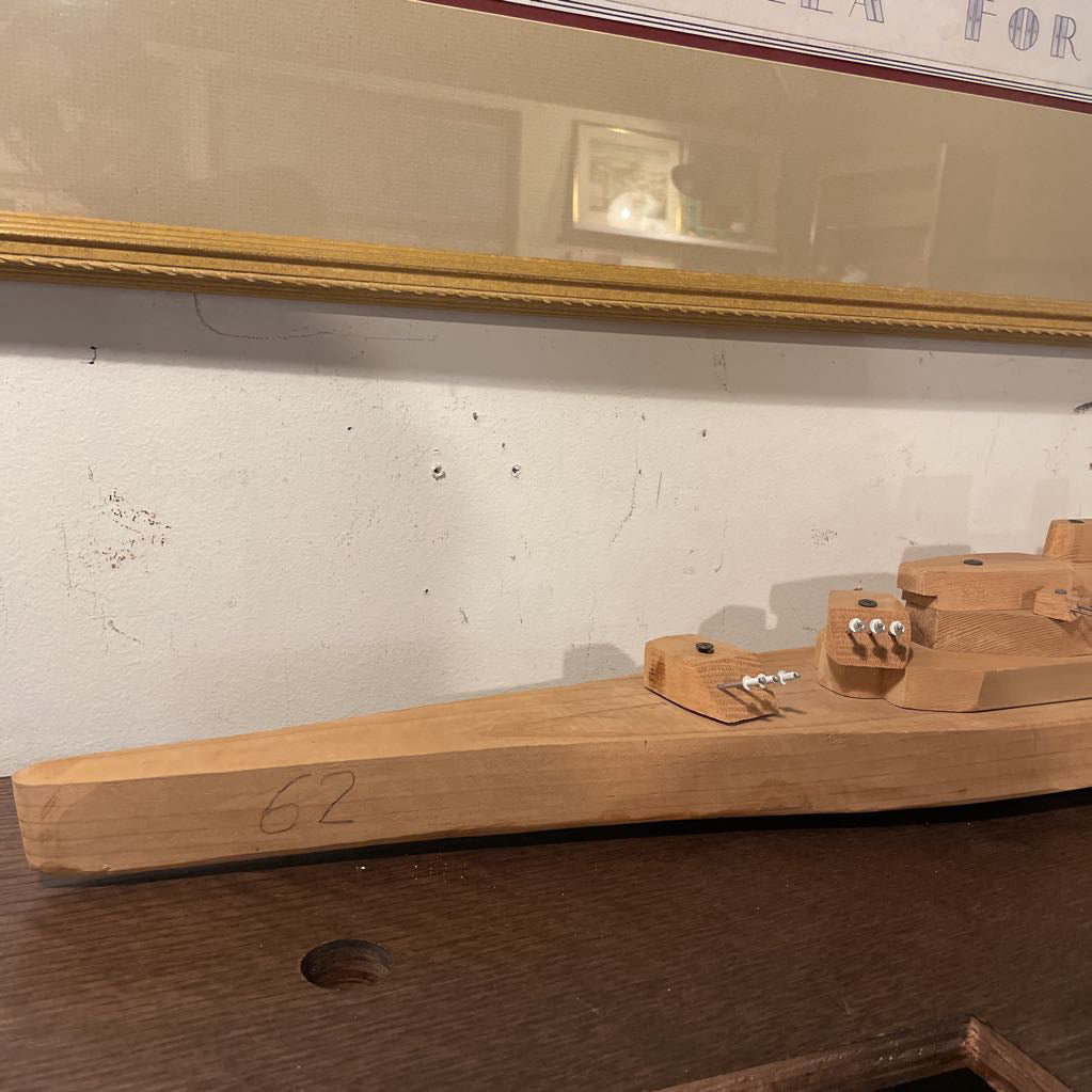 Home-Made Wooden Battleship AS IS UNIQUE FINDS