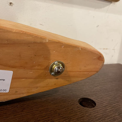 Home-Made Wooden Battleship AS IS UNIQUE FINDS