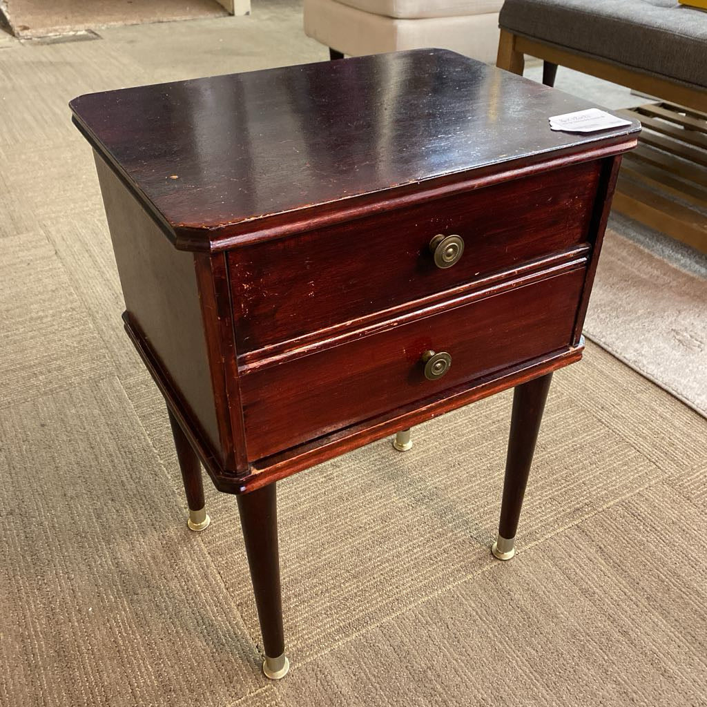 Vintage Sewing Side Cabinet